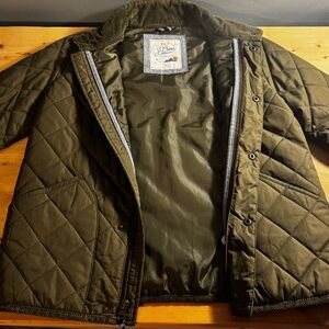 J. Crew Olive Quilted Lightweight Jacket